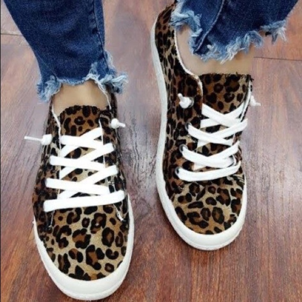 Leopard Print Sneakers